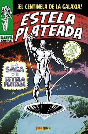 Portada Omnigold Estela Plateada de Stan Lee y John Buscema "Edición Remasterizada" de Panini Cómics