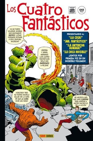 Portada Omnigold Los Cuatro Fantásticos 1 Génesis de Panini Cómics