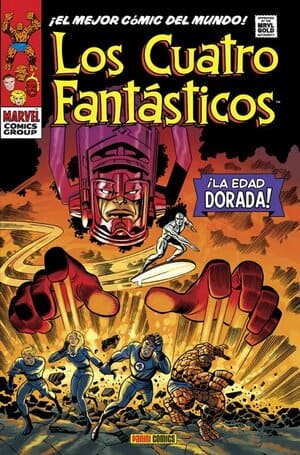 Portada Omnigold Los Cuatro Fantásticos 3 La edad dorada de Panini Cómics