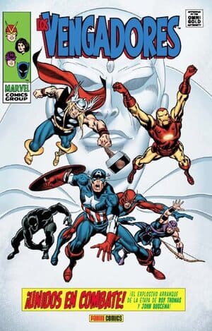 Portada Omnigold Los Vengadores 3 ¡Unidos en combate! de Panini Cómics
