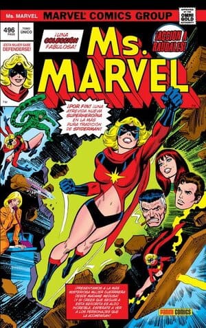 Portada Omnigold  Ms. Marvel Integral de Panini Cómics