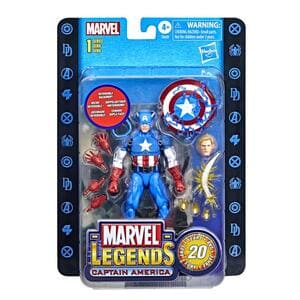 Figura Capitán América Marvel Legends 20 Aniversario