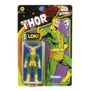 Figura Retro Loki de 3,75 Marvel Legends Kenner Wave 4