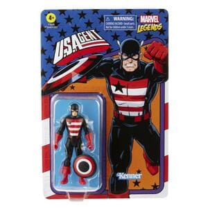 Figura Retro USAgente de 3,75 Marvel Legends Kenner Wave 4