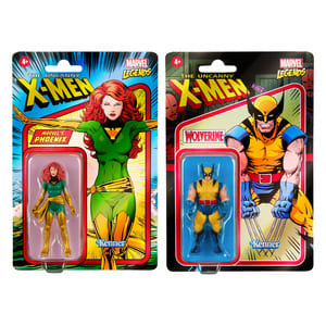 Pack de Jean Grey y Lobezno Marvel Legends Retro Kenner de 2022