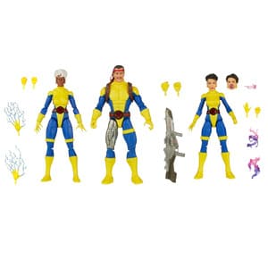 Pack de Figuras Tormenta, Forja y Júbilo X Men 60 Aniversario de Marvel Legends