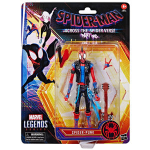 Figura Spiderpunk Spiderman Across the Spiderverse de Marvel Legends