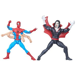 Pack Figuras Spiderman Seis Brazos y Morbius de Marvel Legends