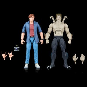Pack Figuras Spiderman VHS Peter Parker y Smythe