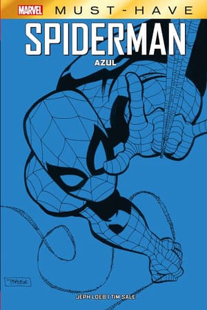 Portada Spiderman Azul Marvel Must Have de Panini Cómics