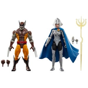 Pack Figuras  Lobezno  (nido) y Lilandra Neramani de Marvel Legends 2024