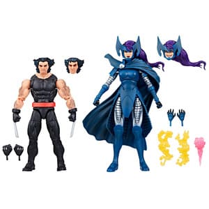 Pack Figuras Lobezno y Psylocke de Marvel Legends 2024