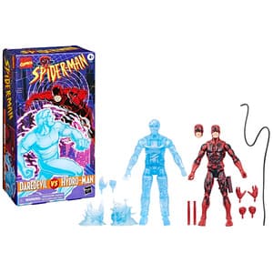 Pack de figuras Marvel Legends Hydroman y Daredevil colección Spiderman VHS de 2024