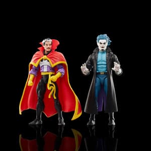 Pack de figuras Marvel Legends Doctor Extraño y Morbius colección Spiderman VHS de 2024