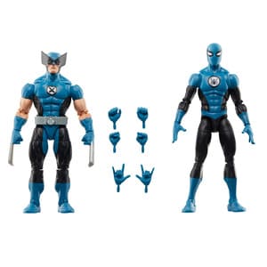 Pack de figuras Marvel Legends Lobezno y Spiderman 4 Fantásticos de Hasbro 2024
