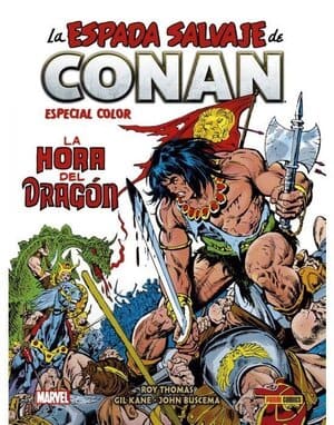 Portada Biblioteca Conan. La Espada Salvaje de Conan - Especial Color La Hora del Dragón de Panini Cómics