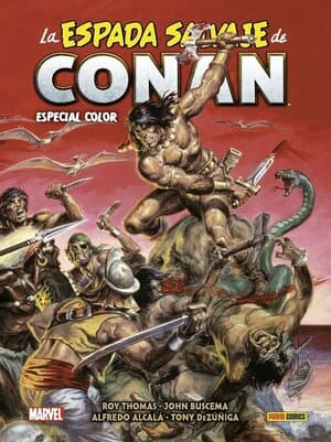 Portada Biblioteca Conan. La Espada Salvaje de Conan - Especial Color Marvel Comics Super Special de Panini Cómics