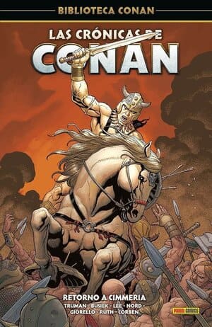 Portada Biblioteca Conan. Las crónicas de Conan 3 Retorno a Cimmeria de Panini Cómics