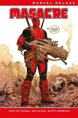 Portada Marvel Deluxe. Masacre de Skottie Young y Nic Klein La colección completa de Panini Cómics