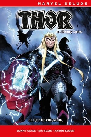 Portada Marvel Deluxe. Thor de Donny Cates 1 El Rey devorador de Panini Cómics