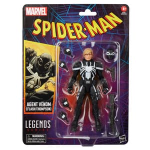 Figura Agente Venom Marvel Legends Retro de 2025 de Hasbro