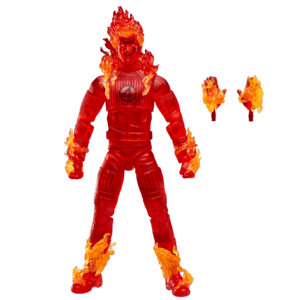 Figura Antorcha Humana en llamas UCM de Marvel Legends