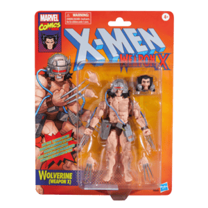 Figura Arma X Marvel Legends Cartón Retro