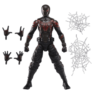 Figura Marvel Legends Series Gamerverse Miles Morales, traje Brooklyn 2099