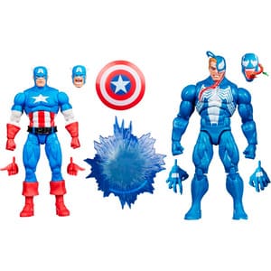 Pack Figuras Marvel Legends Gamerverse Marvel VS Capcom Capitán América y Venom