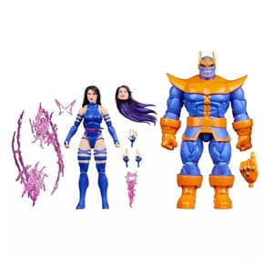 Pack Figuras Marvel Legends Gamerverse Marvel VS Capcom Psylock y Thanos