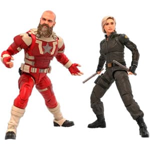Pack Figuras Thunderbolts Red Guardian y Yelena Belova de Marvel Legends