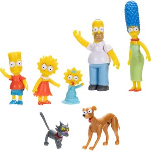Pack figuras Familia Completa Los Simpsons Jakks Pacific 2024