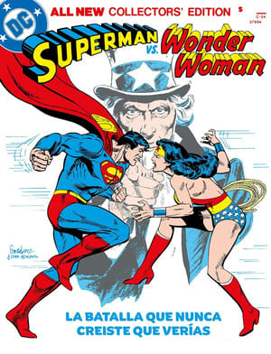 Portada Superman Vs. Wonder Woman Colección Facsímil DC de Panini Cómics