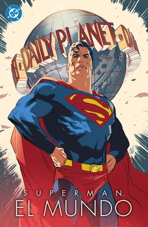 Portada superman El mundo Colección 100% DC HC de Panini Cómics