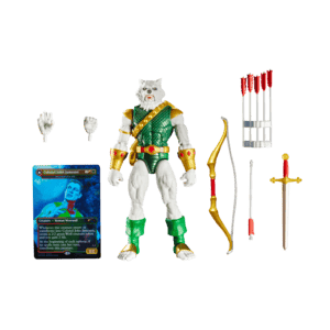 Figura Man-Wolf Marvel Legends con cartas Magic The Gathering